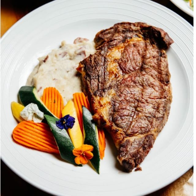 Rib Eye Steak.